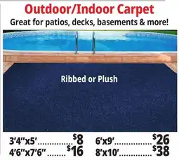 Ocean State Job Lot Outdoor/Indoor Carpet offer