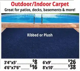 Ocean State Job Lot Outdoor/Indoor Carpet offer