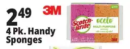 Ocean State Job Lot 4 Pk. Handy Sponges offer