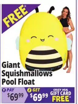 Ocean State Job Lot Giant Squishmallows Pool Float offer