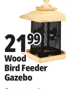 Ocean State Job Lot Wood Bird Feeder Gazebo offer