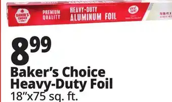 Ocean State Job Lot Baker's Choice Heavy-Duty Foil offer