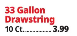Ocean State Job Lot 33 Gallon Drawstring offer