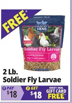 Ocean State Job Lot Hungry Hens Soldier Fly Larvae 2 lbs offer