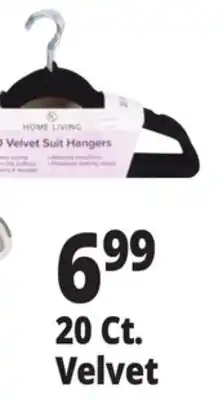 Ocean State Job Lot HomeLiving Velvet Suit Hangers 20 Count offer