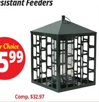 Ocean State Job Lot Squirrel Resistant Feeders offer