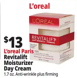 Ocean State Job Lot L'oreal Paris Revitalift Moisturizer Day Cream offer
