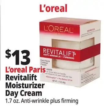 Ocean State Job Lot L'oreal Paris Revitalift Moisturizer Day Cream offer