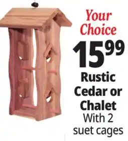 Ocean State Job Lot Rustic Cedar or Chalet offer