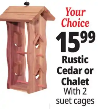 Ocean State Job Lot Rustic Cedar or Chalet offer