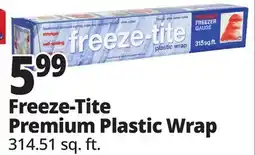 Ocean State Job Lot Freeze-Tite Premium Plastic Wrap offer