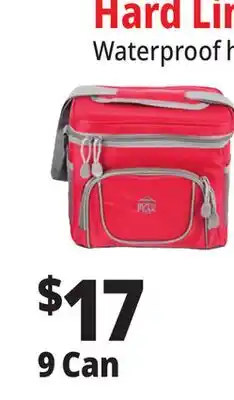 Ocean State Job Lot North Peak 9-Can Hardliner Cooler Red offer