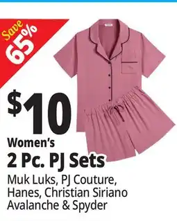 Ocean State Job Lot Women's 2 Pc. PJ Sets offer