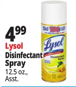 Ocean State Job Lot Lysol Disinfectant Spray offer