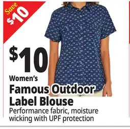 Ocean State Job Lot Women's Famous Outdoor Label Blouse offer