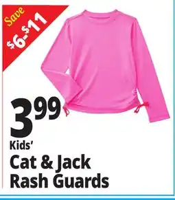 Ocean State Job Lot Kids' Cat & Jack Rash Guards offer