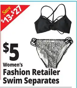 Ocean State Job Lot Women's Fashion Retailer Swim Separates offer
