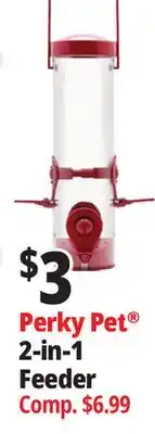 Ocean State Job Lot Perky Pet 2-in-1 Feeder offer