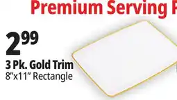 Ocean State Job Lot 3 Pk. Gold Trim offer