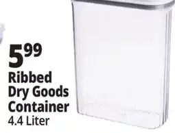 Ocean State Job Lot Ribbed Dry Goods Container offer