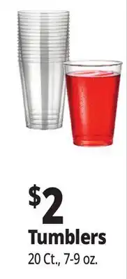 Ocean State Job Lot Tumblers offer