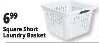 Ocean State Job Lot Square Short Laundry Basket offer