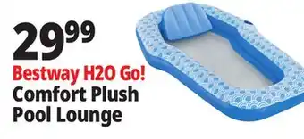 Ocean State Job Lot Bestway H2O Go! Comfort Plush Pool Lounge offer