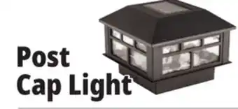 Ocean State Job Lot Solar LED Post Cap Light 5.25 offer