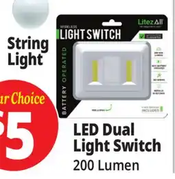 Ocean State Job Lot LED Dual Light Switch offer