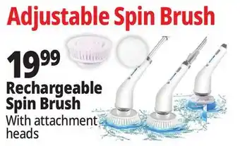 Ocean State Job Lot Rechargeable Spin Brush offer
