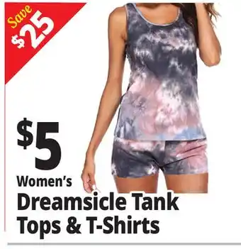 Ocean State Job Lot Women's Dreamsicle Tank Tops & T-Shirts offer