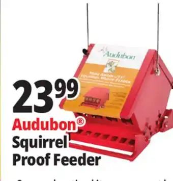 Ocean State Job Lot Audubon Squirrel Proof Feeder offer