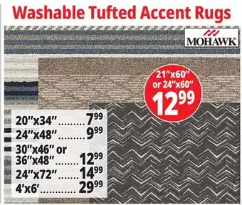 Ocean State Job Lot Washable Tufted Accent Rugs offer