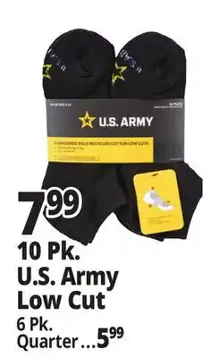 Ocean State Job Lot 10 Pk. U.S. Army Low Cut offer