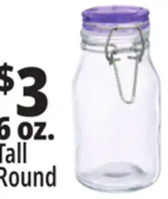Ocean State Job Lot 6 oz. Tall Round offer
