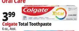 Ocean State Job Lot Colgate Total Toothpaste offer