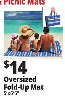 Ocean State Job Lot Oversized Fold-Up Mat offer