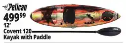 Ocean State Job Lot Pelican Covert Angler Kayak w/ Paddle offer