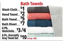 Ocean State Job Lot Bath Towels offer