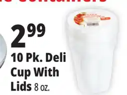 Ocean State Job Lot 10 Pk. Deli Cup With Lids offer