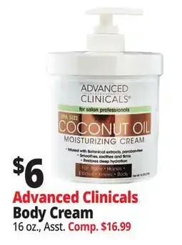 Ocean State Job Lot Advanced Clinicals Spa Size Hyaluronic Acid Instant Skin Hydrator 16 oz offer