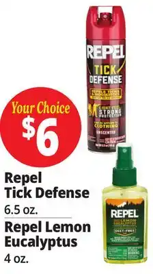Ocean State Job Lot Repel Tick Defense Aerosol Spray 6.5 oz offer