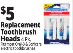 Ocean State Job Lot Dentacare Flexisoft Replacement Brush Heads 4 Count offer
