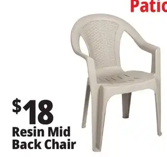 Ocean State Job Lot Resin Mid Back Chair offer
