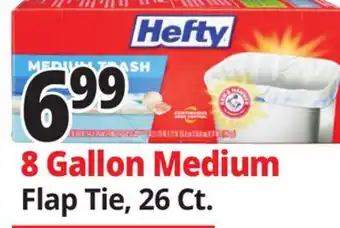 Ocean State Job Lot Hefty Medium Trash Ocean Water 8 Gallon Trash Bags 26 Count offer