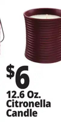 Ocean State Job Lot 12.6 Oz. Citronella Candle offer