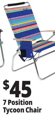 Ocean State Job Lot 7 Position Tycoon Chair offer