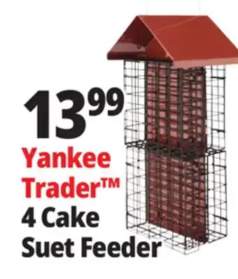Ocean State Job Lot Yankee Trader 4 Cake Suet Feeder offer
