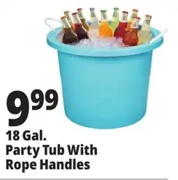 Ocean State Job Lot 18 Gal. Party Tub With Rope Handles offer
