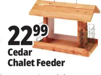 Ocean State Job Lot Cedar Chalet Feeder offer